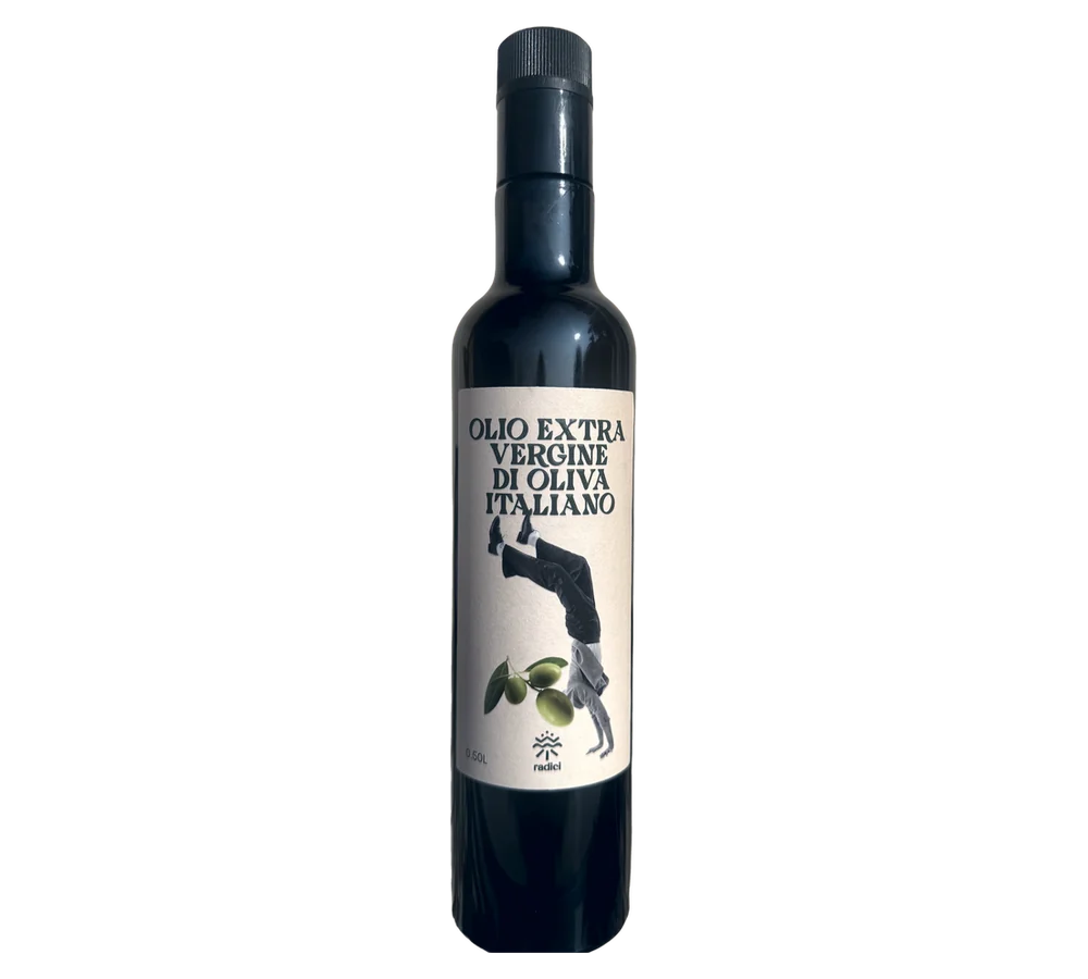 Olio extravergine di oliva Radici, blend Casaliva Gargnà Leccino