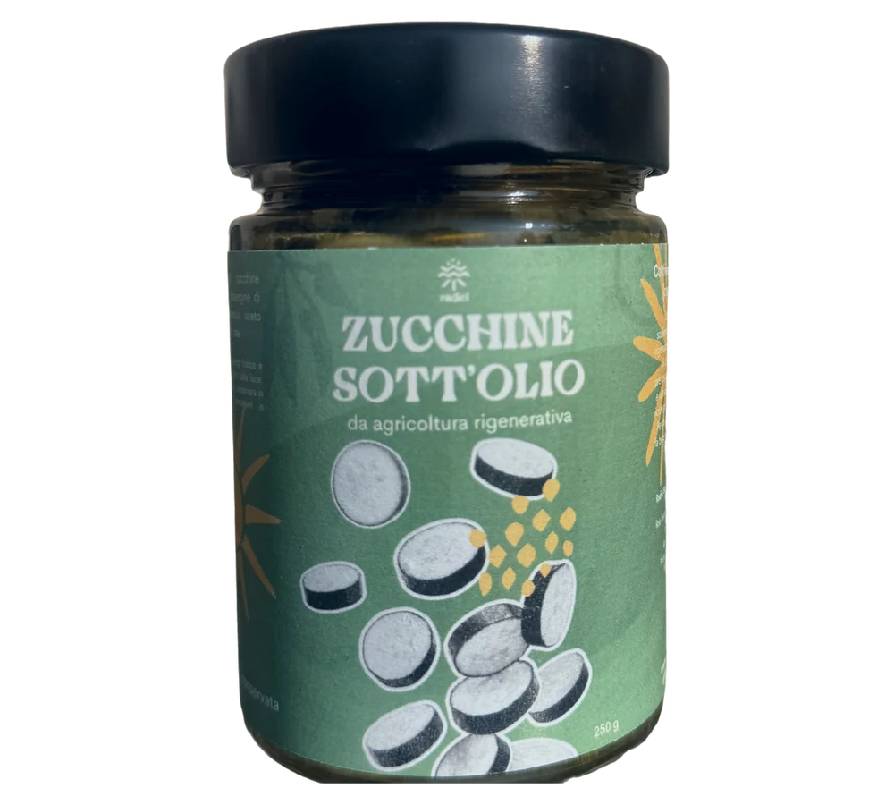 Zucchine sott'olio Radici